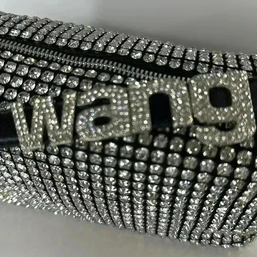 ✨ Alexander Wang Rhinestone Mesh Pouch - Picture 6 of 8